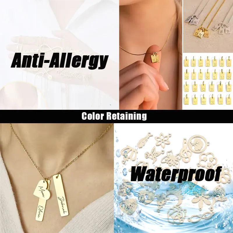 Trendy 18K Gold Plated Stainless Steel Twisted Rope Chain Necklace Bracelet Choker Women