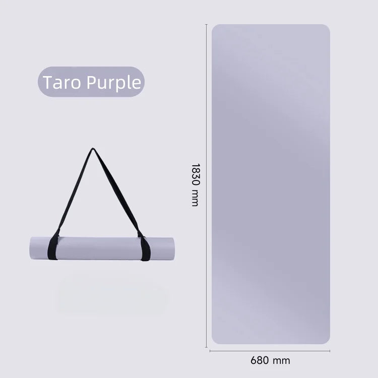 Absorb Sweat Durable Pilates Mat Non Slip Eco Friendly Anti Slip Pu Rubber Yoga Mat