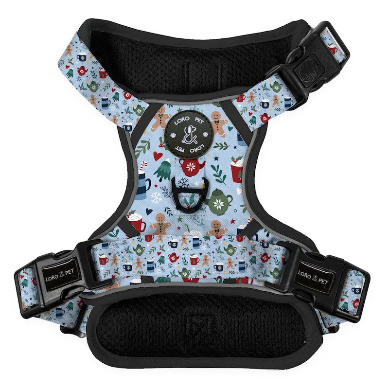Reflective Oxford Nylon Dog Harness with Handle in Solid Colors