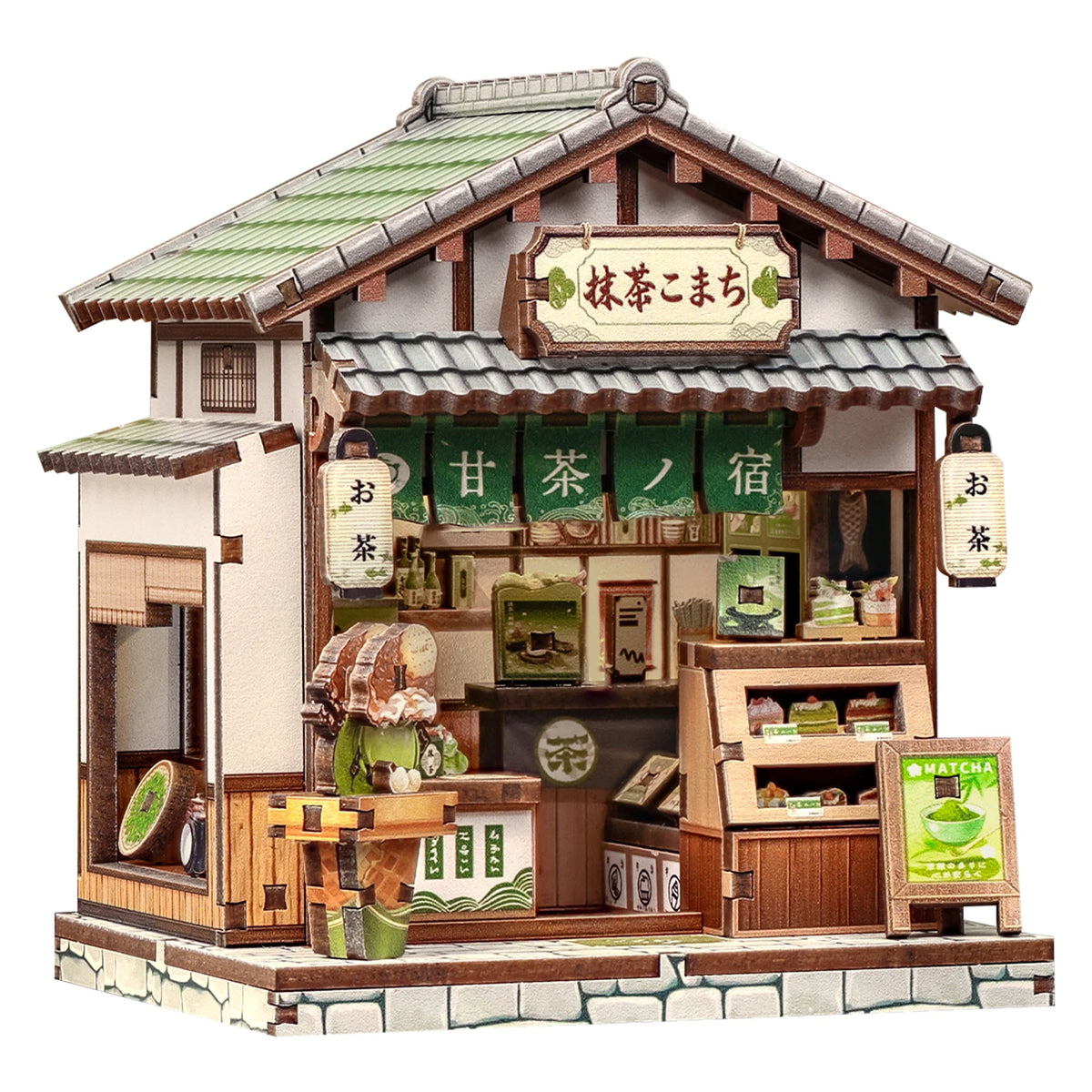 Top Gift DIY Book Nook 3D Wooden Puzzle Miniature House DIY Craft Kit Assembled Wooden Toy