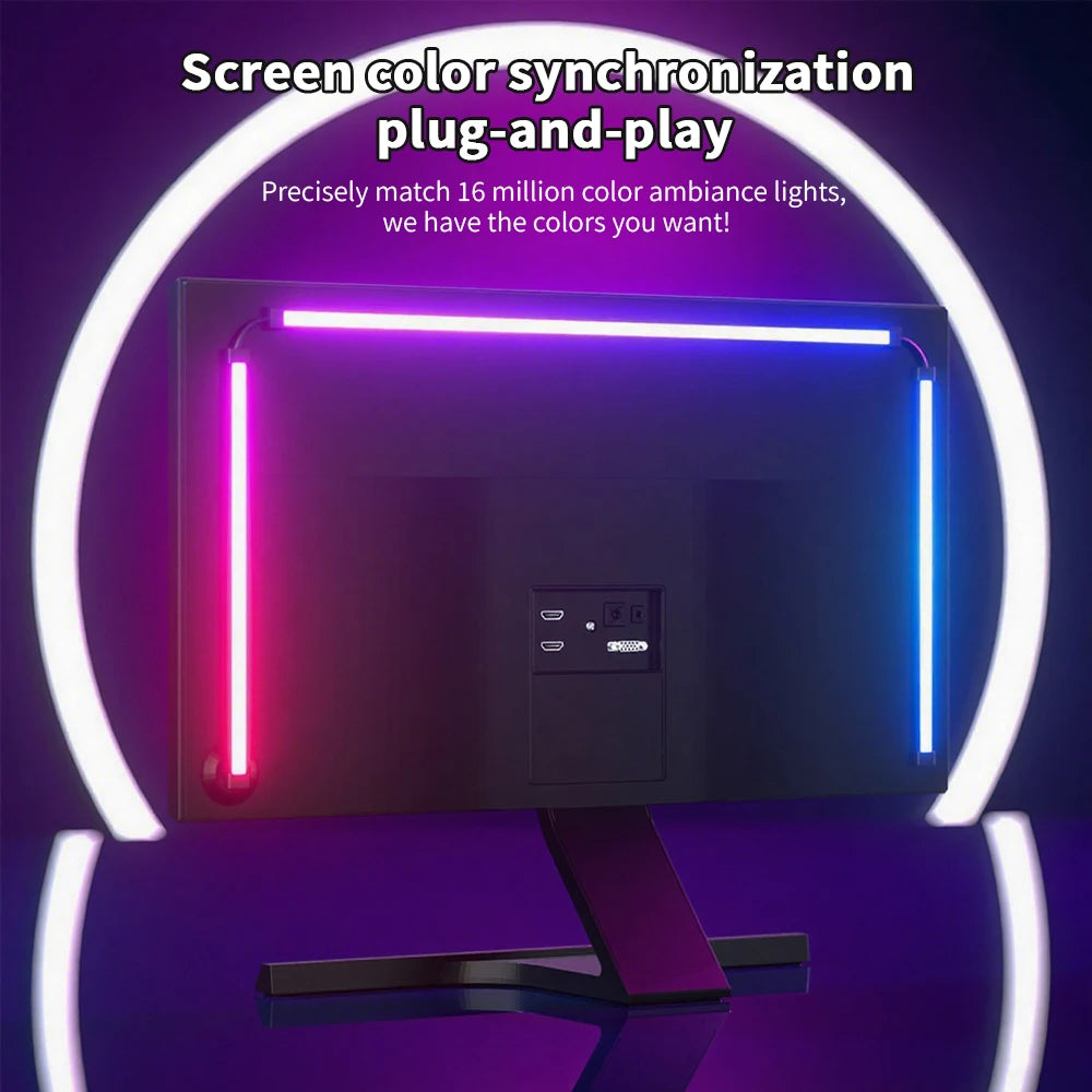 Smart Ambient TV PC Display Sync Computer Monitor Backlight LED Strip Light RGB Smart DIY