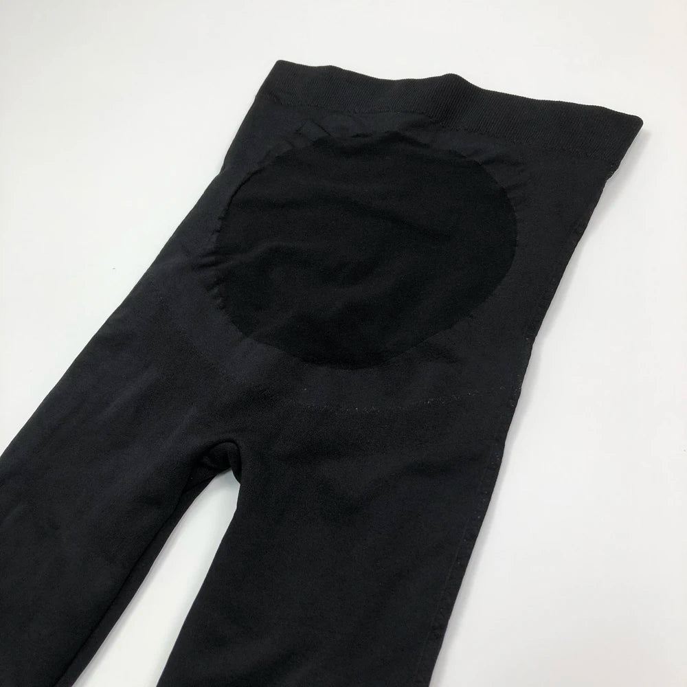 Basic Women Maternity Fleece Lined Thermal Leggings Over the Belly Pregnancy Tights