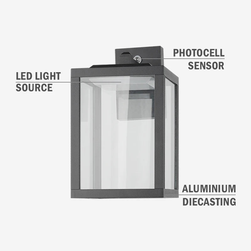 Solar Outdoor Lantern Waterproof LED Patio Light Garden Balcony Decorative Ambience Lamp