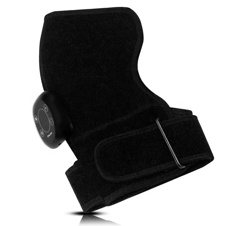Mini Heated Shiatsu Body Massager with Vibration and Mesh Fabric, Black
