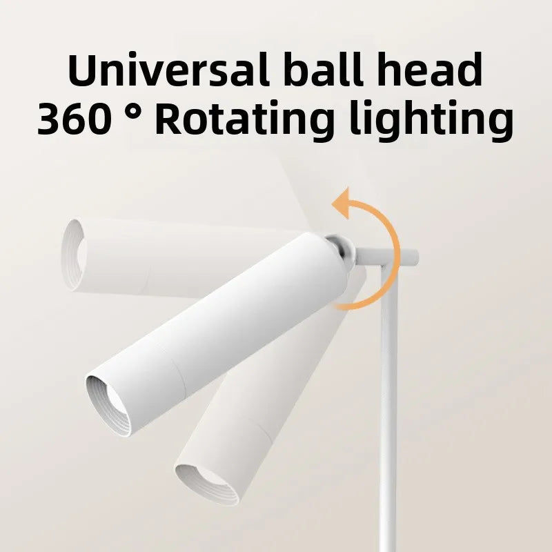 Rechargeable Touch Control Magnetic Cordless Table Lamp | Modern Bedroom LED Spotlight