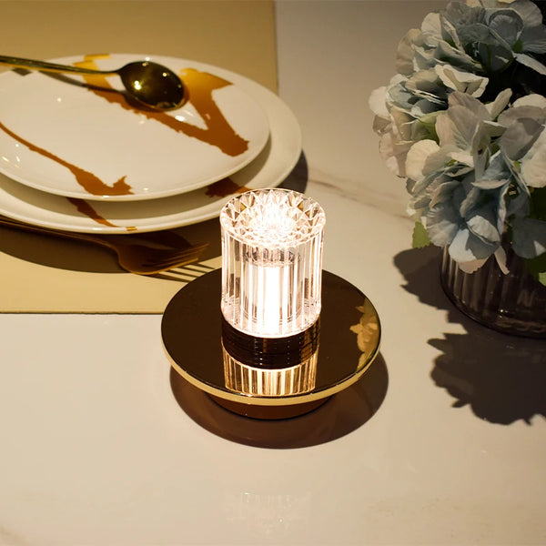 Nordic Modern Cordless Rechargeable Battery Table Light Touch Dimmable Decorative LED