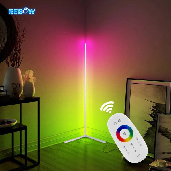 Home Decor Standing Outdoor Decorative Tripod Modern Corner Led Shelf Corner Floor Lamp