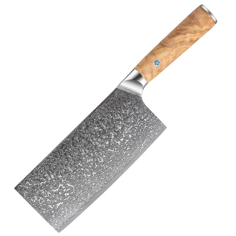 Professional Damascus 8inch Chef Knife Set VG10 Steel With Kiritsuke Santoku Paring