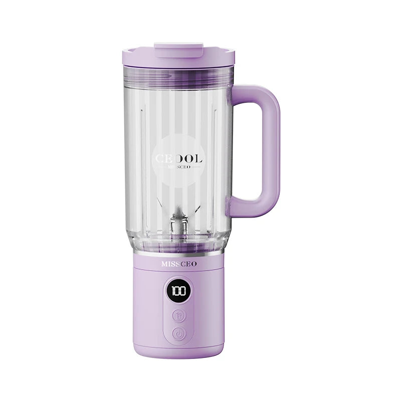 Portable Blender Electric Juice,Mini Licuadora Portatil, Large Bottle Portable Electric