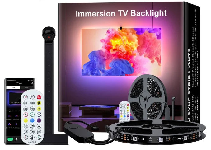 DC12V 5050 Wireless App Sensor TV Screen Color Capture Sync Smart Remote RGB Dream Color