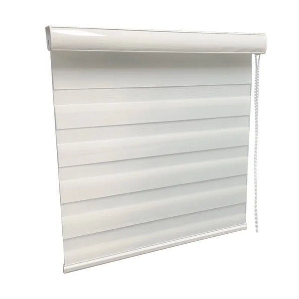 Cordless Soft Gauze Zebra Blind No-Drill Manual Roller Blind Safe Cordless Design