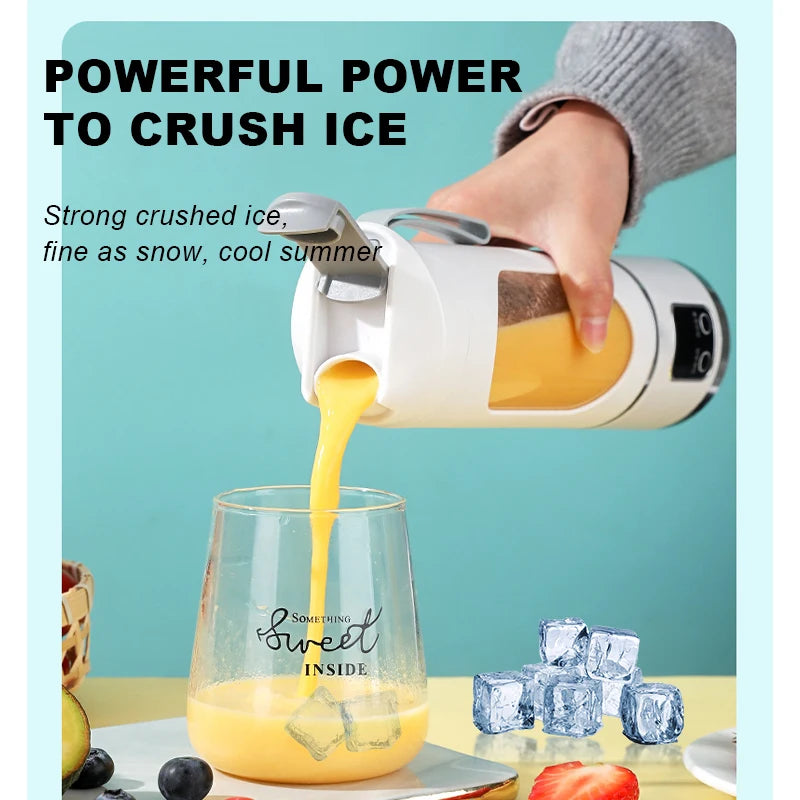 No High Torque Motor Durable Blender Machine Blender Mixer Juice Maker for Gym Travel