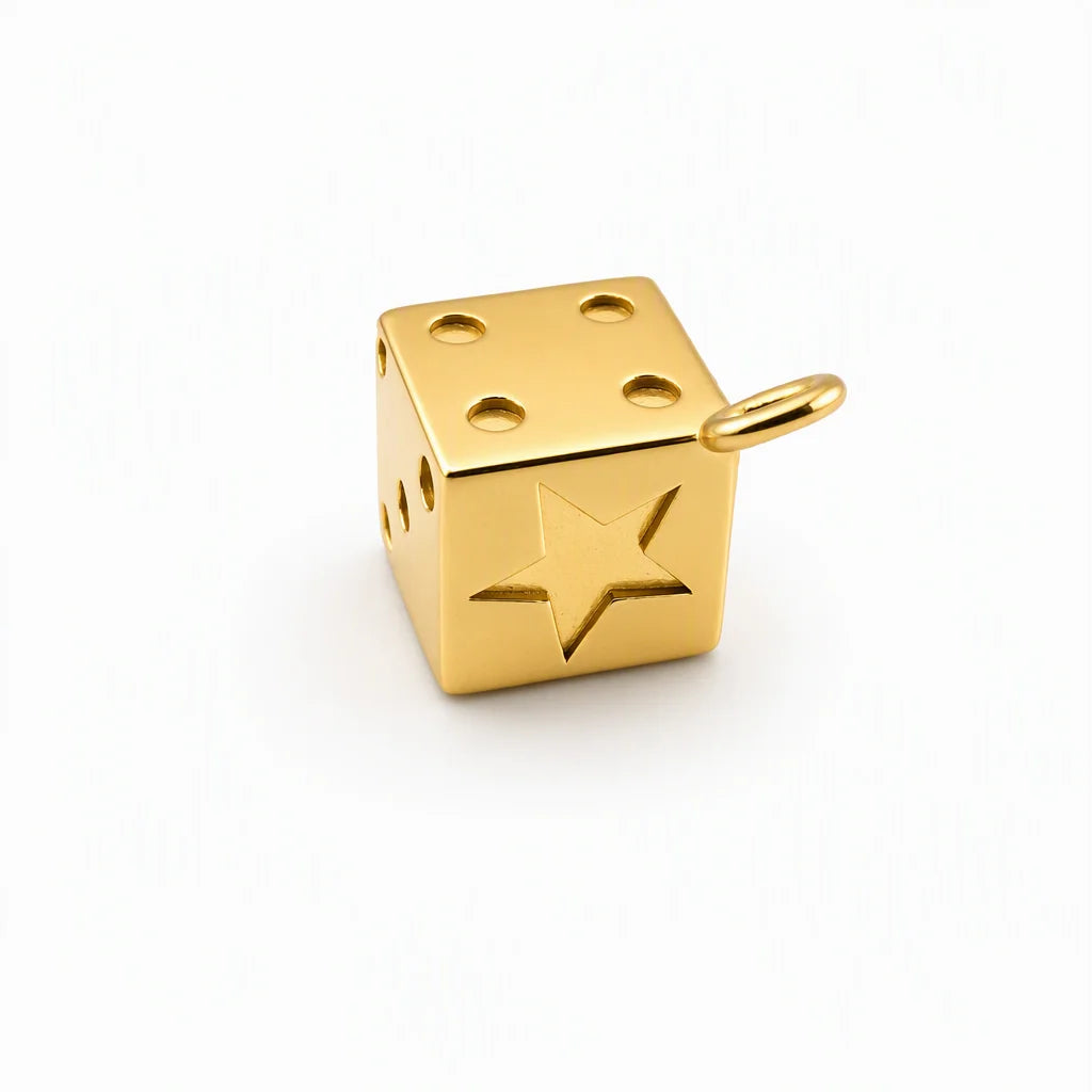 Custom Stainless Steel Pendant Necklace 18K Gold Plated Waterproof Non Tarnish