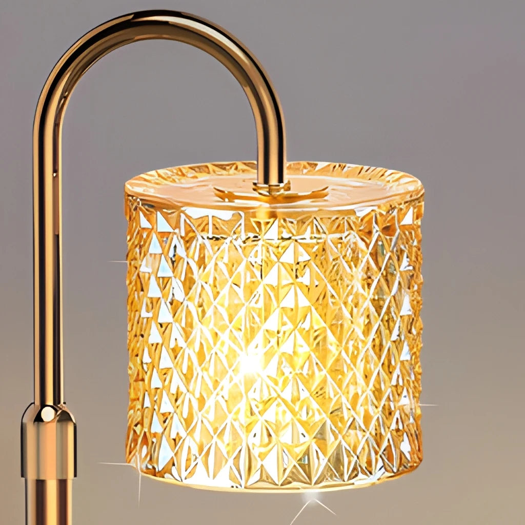 Adjustable Glass Candle Warmer Lamp Aromatherapy Table Light with Timer Dimmer for Home