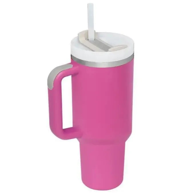 Custom Adventure H2.0 40 Oz Coffee Thermal Cup Stainless Steel Black Insulated Travel Mug