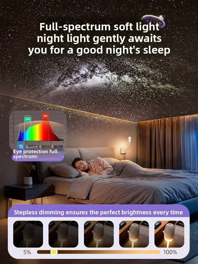 New USB Mini Galaxy Projector Night Light Astronaut Star Nebula Atmosphere Light Home