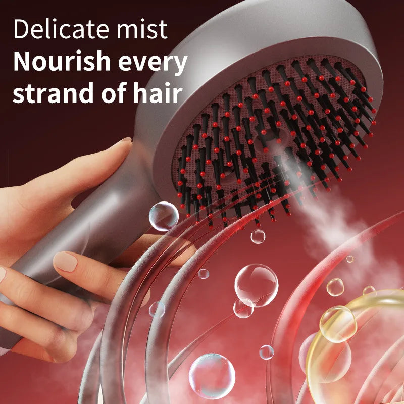 Electric Scalp Comb Full Body Relaxing Kneading Vibration Spray Hair Massager Head