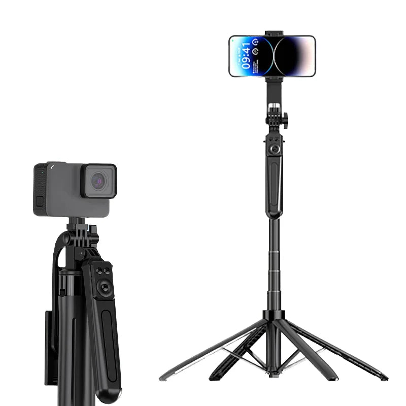 A17 Portable Selfie Stick 360 Degree Rotation Wireless Remote Control Lightweight Stable
