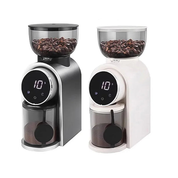 Made in China Automatic Plastic Black Mills Burr Coffee Grinder Electric Professional