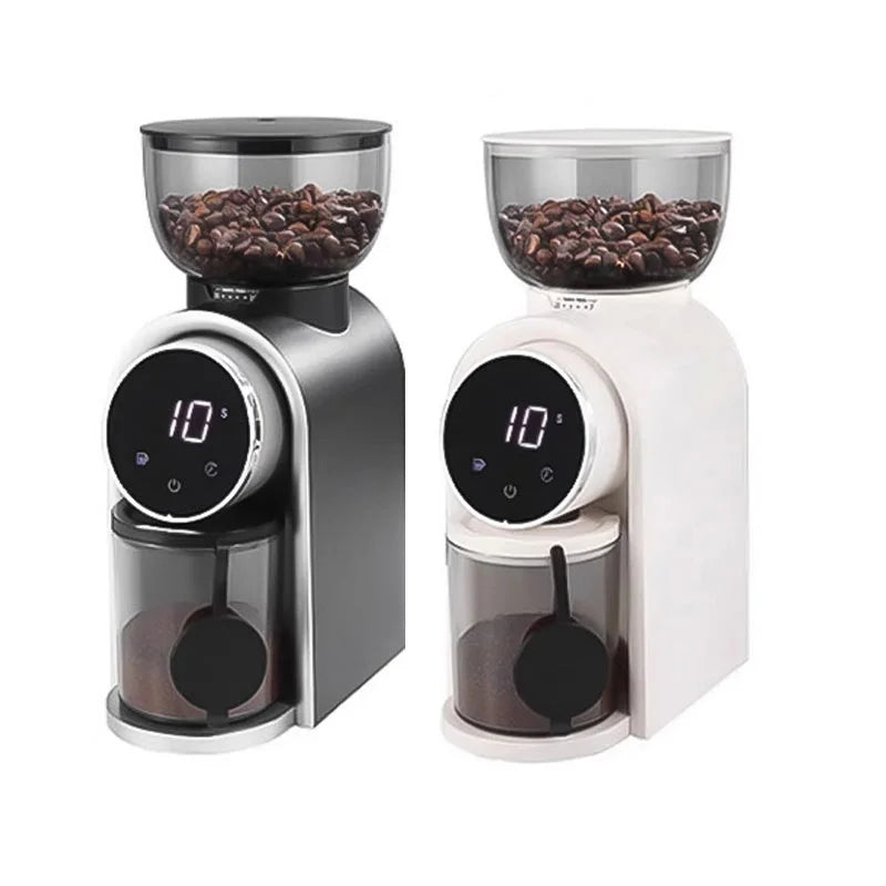 Made in China Automatic Plastic Black Mills Burr Coffee Grinder Electric Professional
