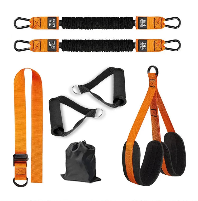 Multi Purpose Training Power Adjustable Resistance Band Set for Strength Training