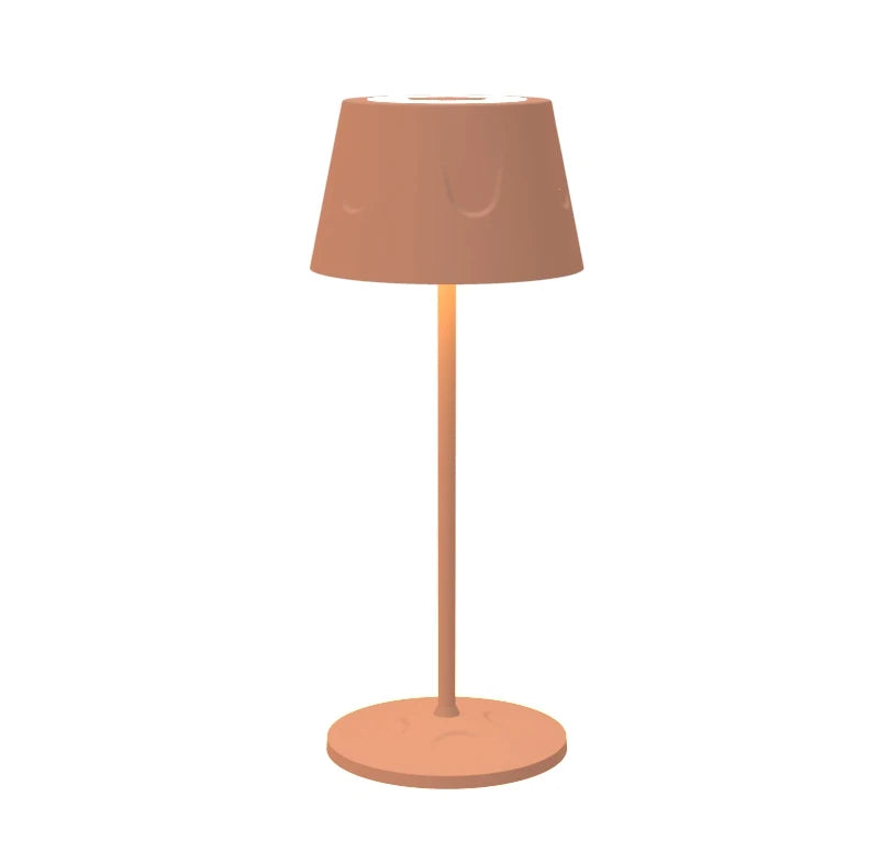 Modern Restaurant Home Decor Cordless Desk Light Luxury Rechargeable LED Table Lamp