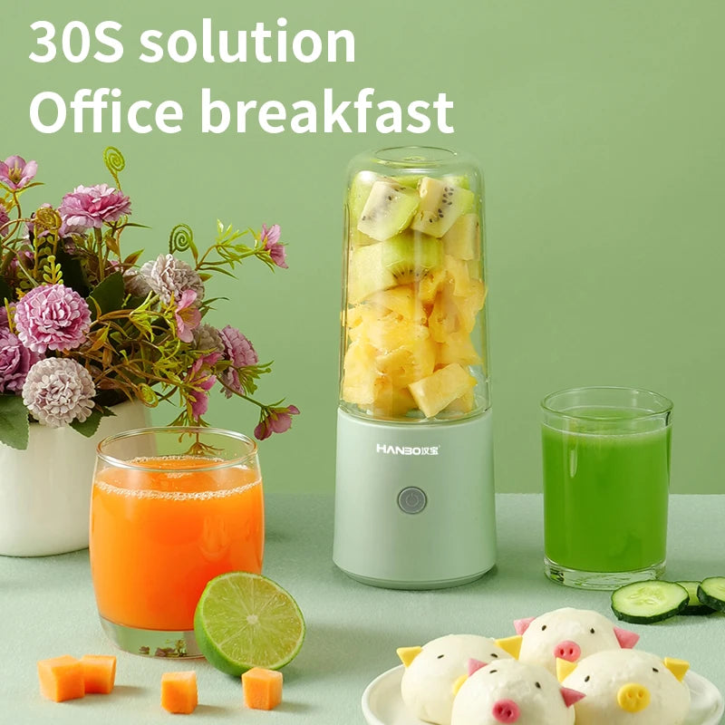Portable Juice Blender Hand Mini Rechargeable Battery Juicer Blender Fruit Juicer Food