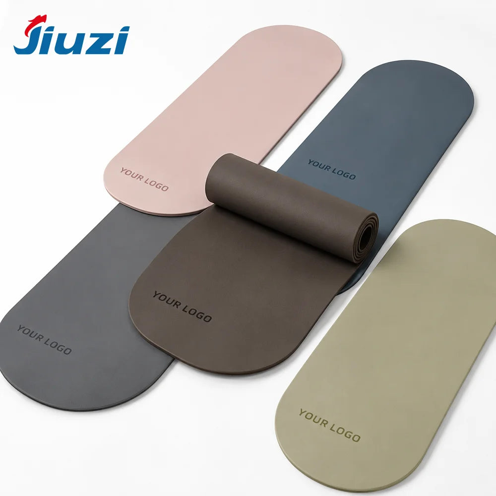 Oval 183*68cm PU Gym Fitness Pilates Eco-Friendly Non-Slip Soft Yoga Mat