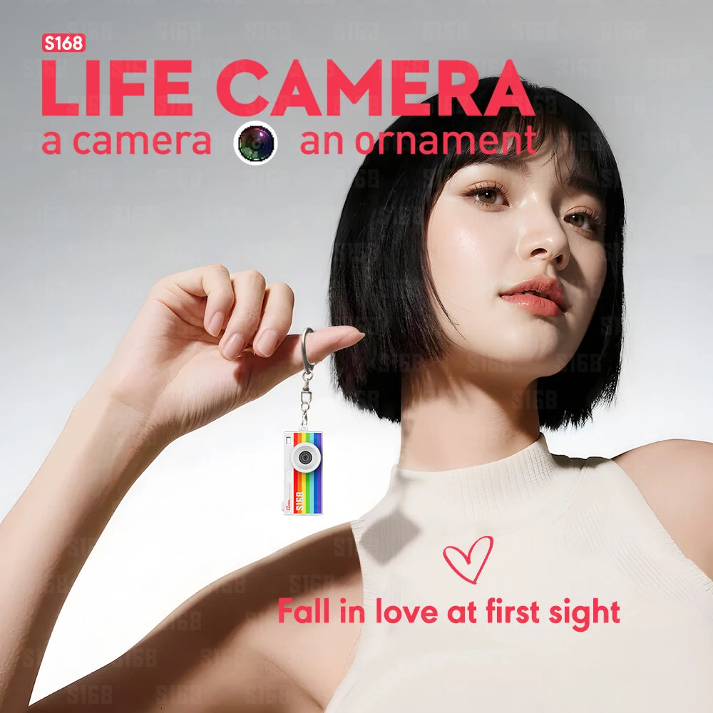 New Kids Mini Camera 1.47 Inch 1920*1080P 15fps Pocket-Sized Thumb Digital Keychain