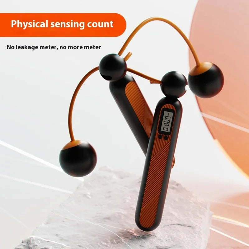 Dual-Purpose Smart Cordless Jump Rope for Adults ABS PVC PP Weighted with Digital Speed