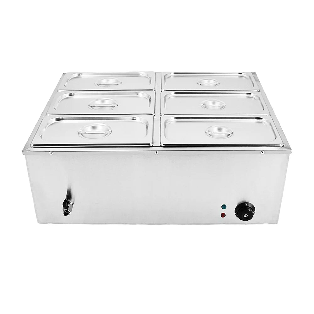 Electric Lunch Box Stainless Steel Insulated Food Warmer Pot for Restaurant Use