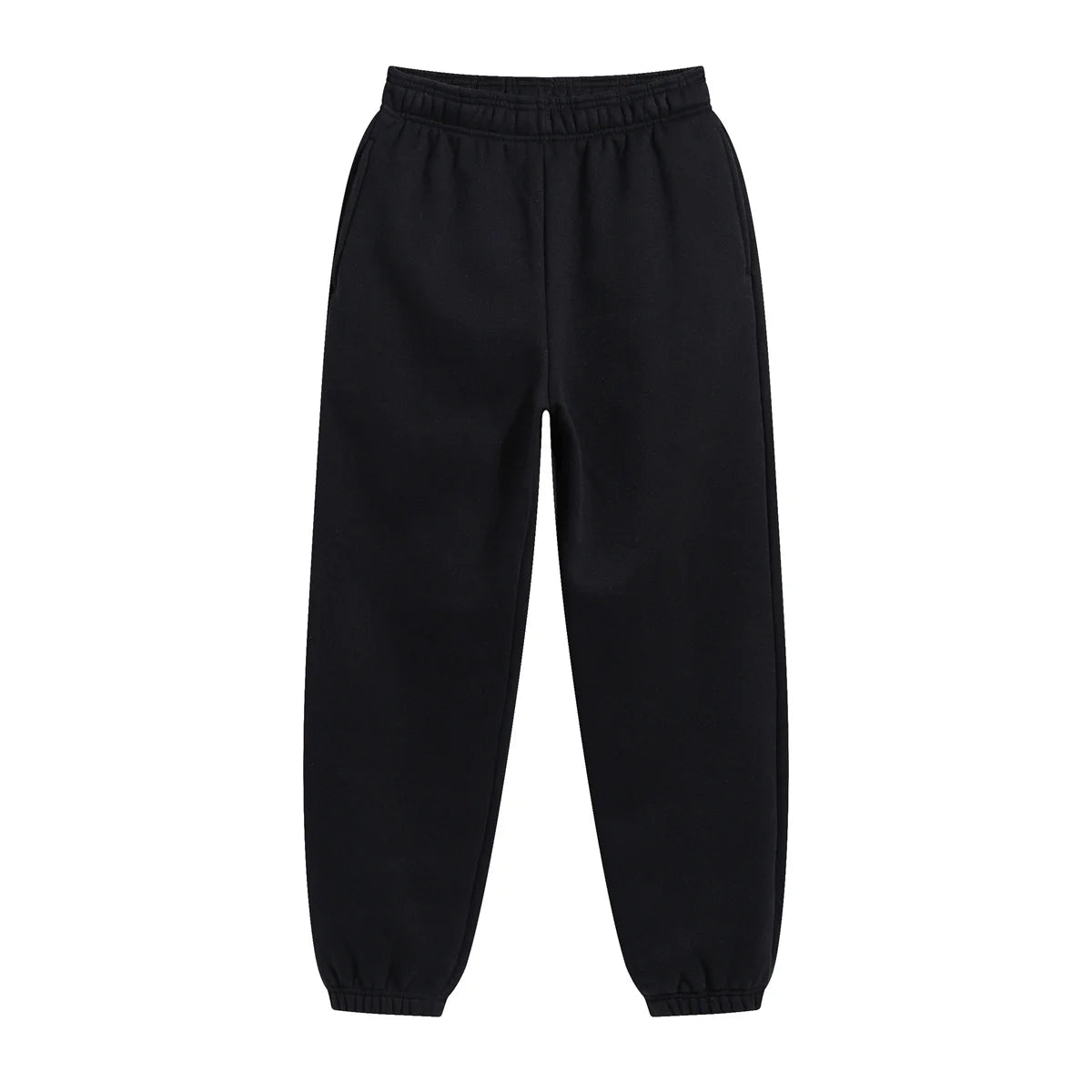 400g Custom Designed Fleece Sports Pants Lined Casual Leggings with Drawstrings