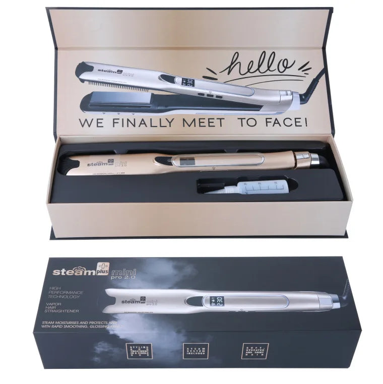 Electric Professional Fast Steam Hair Straightener Straightening Brush With Temperature