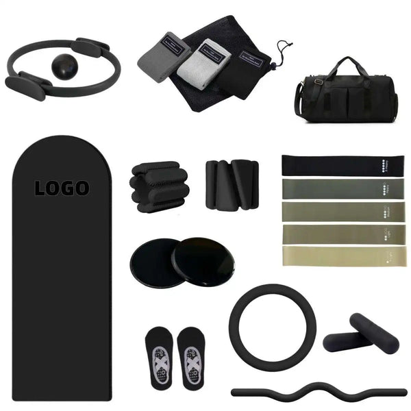 Power Ring Silicone Pilates Kit Set Yoga Mat Dumbbells Set Pilates Accessories Customized