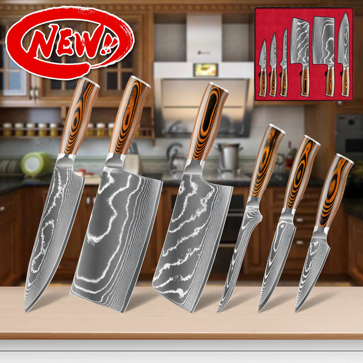 10% Off Top Selling 67 Layers Vg10 Japanese Kitchen Knives Damascus Chef Knife Set