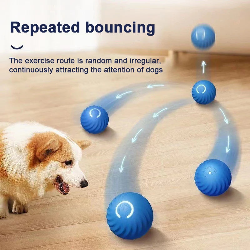 Automatic Rolling Cat Ball Toy Smart Kitten Electric Toy Self Moving Dog Training Pet