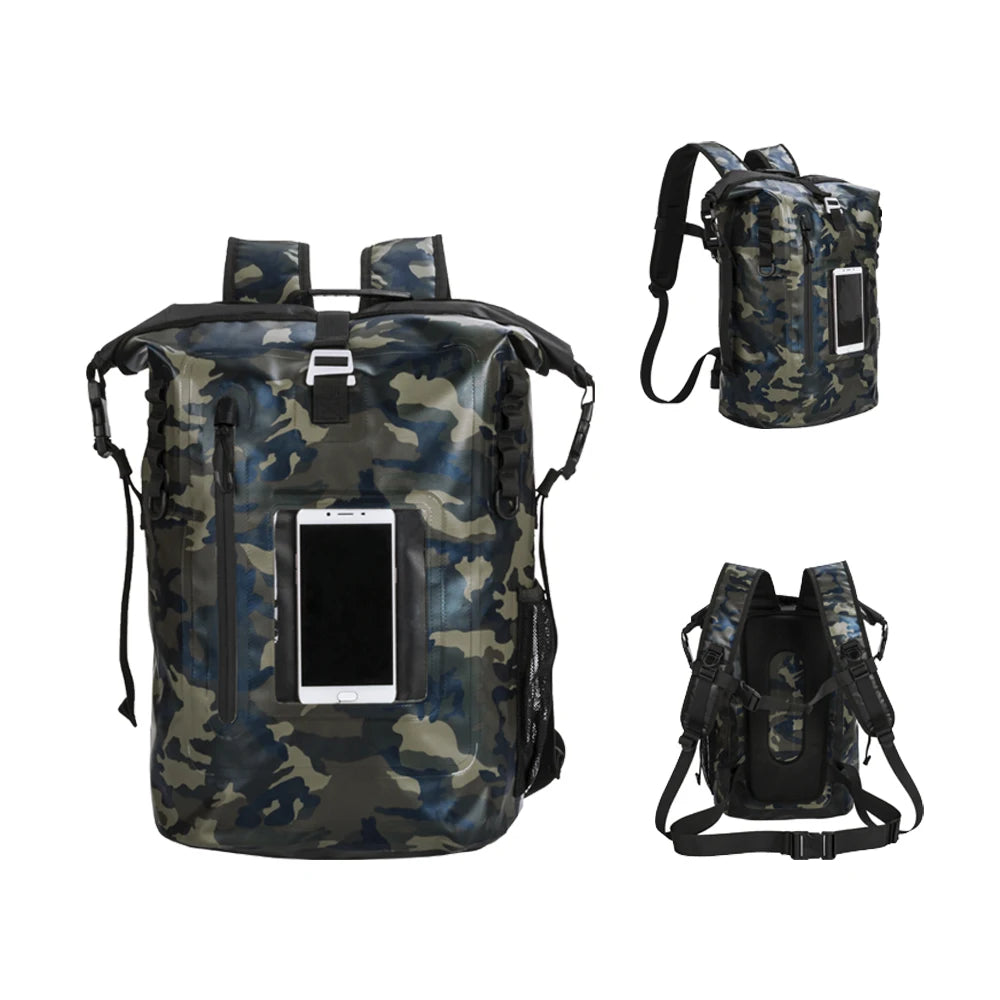 Waterproof Backpack Dry Bags Pack for Kayaking Camping Beach Fishing Hiking
