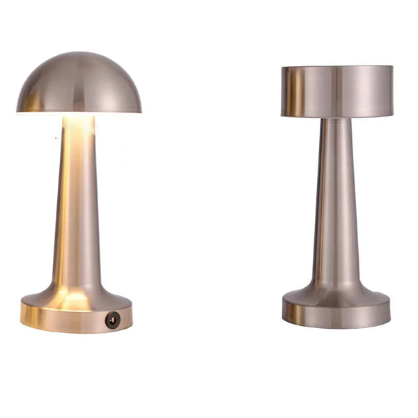 Light Luxury Mushroom Dumbbell-Shaped Table Lamp Bar Outdoor Restaurant Tabletop