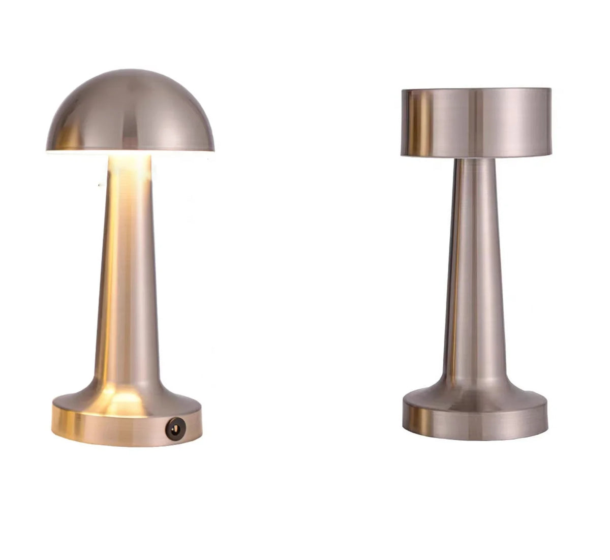 Light Luxury Mushroom Dumbbell-Shaped Table Lamp Bar Outdoor Restaurant Tabletop