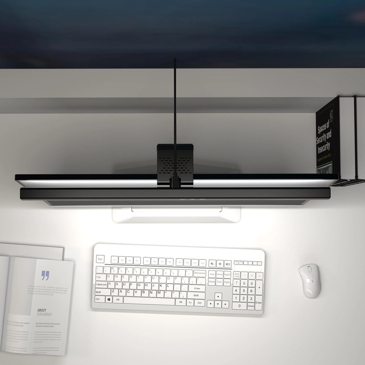 Monitor LED Clamp Light Desk Study Lighting Computer Screen Lamp Screen Hanging LED