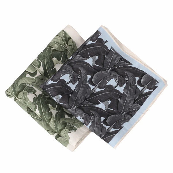 Premium Silk Geometric Digital Print Scarf Custom Women'S Scarves