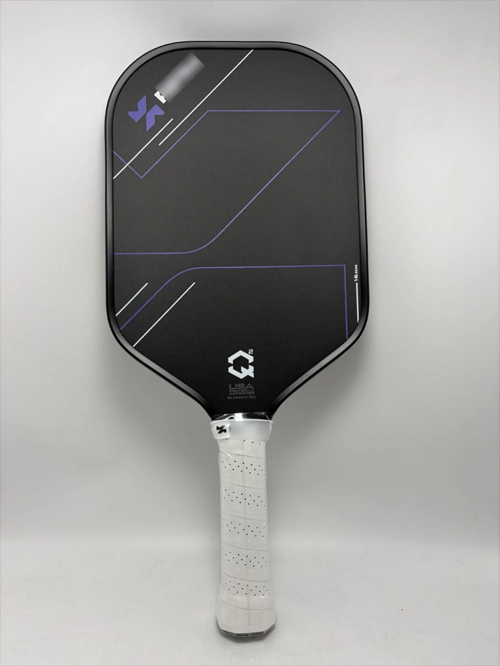 Pickleball Paddle Q2 16mm Hot-Pressed Integrated Tri-Density Core Carbon Fiber Complete