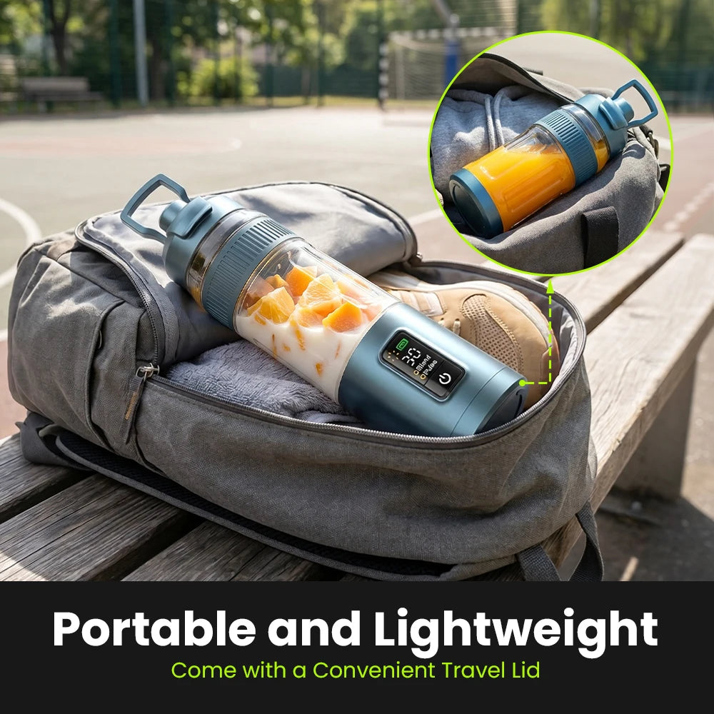 Portable Blender Stainless Steel Blades USB ChargingSmoothie Maker for Home and Travel