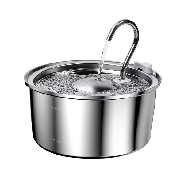 Dog & Cat Automatic Water Fountain with Charge Modern Design Durable Plastic Construction