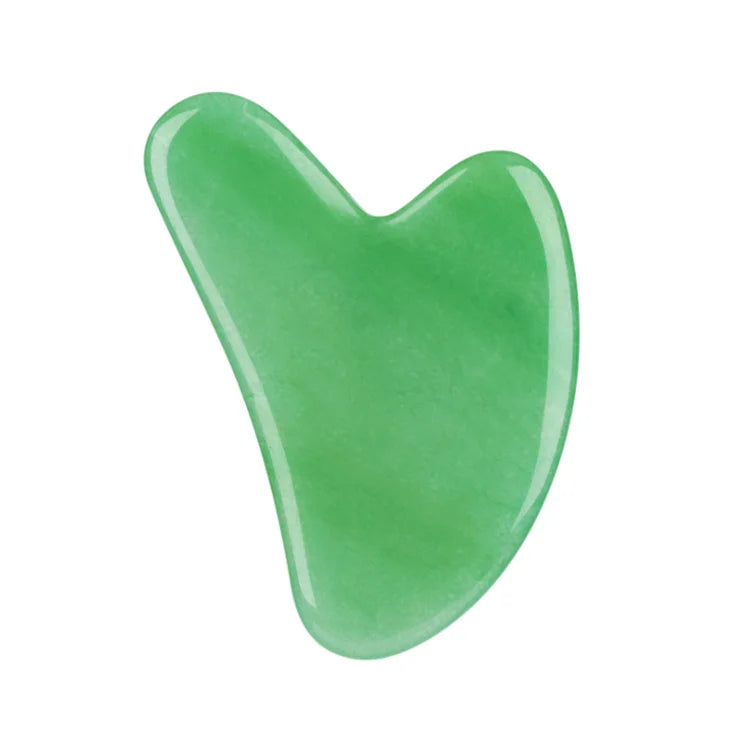 100% Real Natural Aventurine Jade Stone Guasha Authentic Durable Noiseless Design