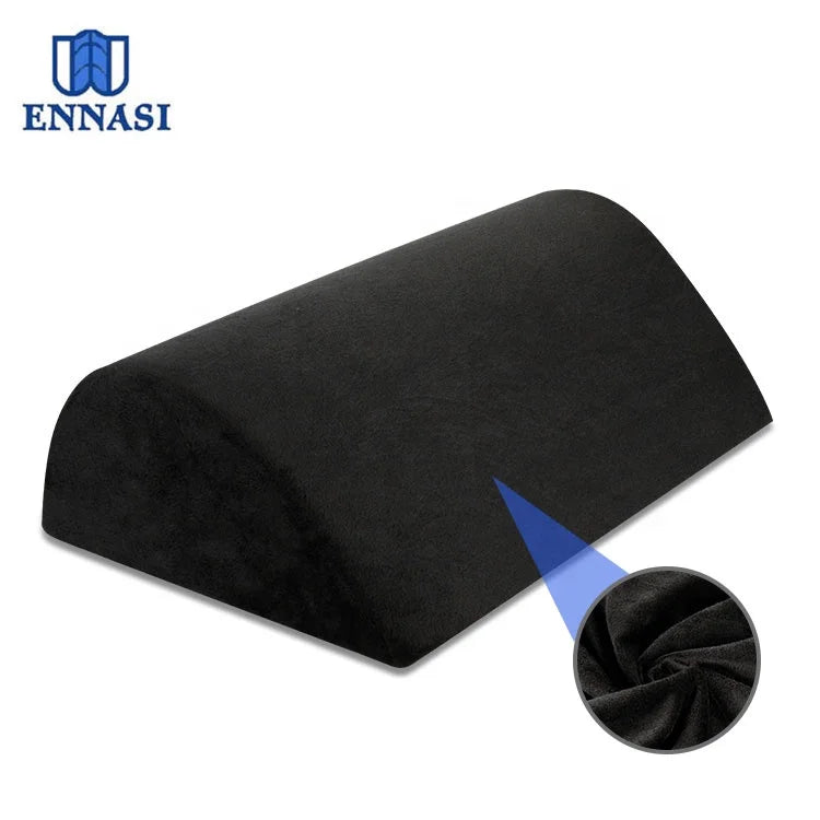 Ergonomic Non-Slip Orthopedic Foot Pillow Memory Foam Under Desk Foot Rest Cushion