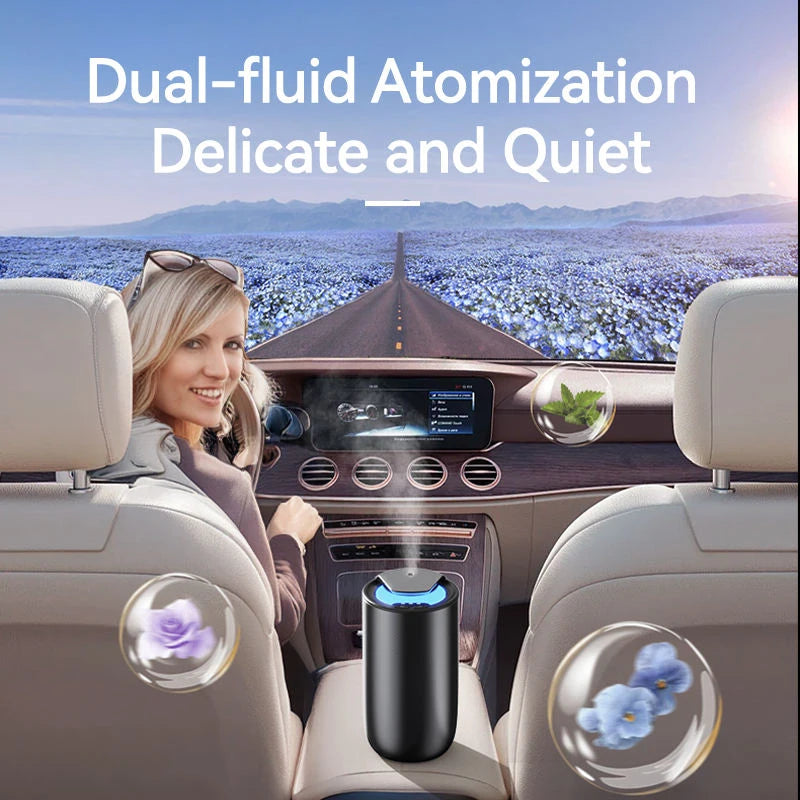 Automatic Car Nano Nebulizer Aroma Diffuser Sensor of Essential Oil Electric Portable