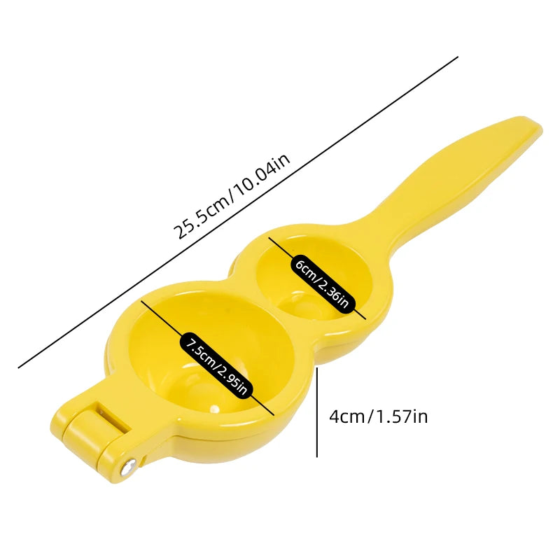 Aluminum Manual Lemon Juicer & Squeezer for Citrus Fruits-Sustainable Kitchen Accessory