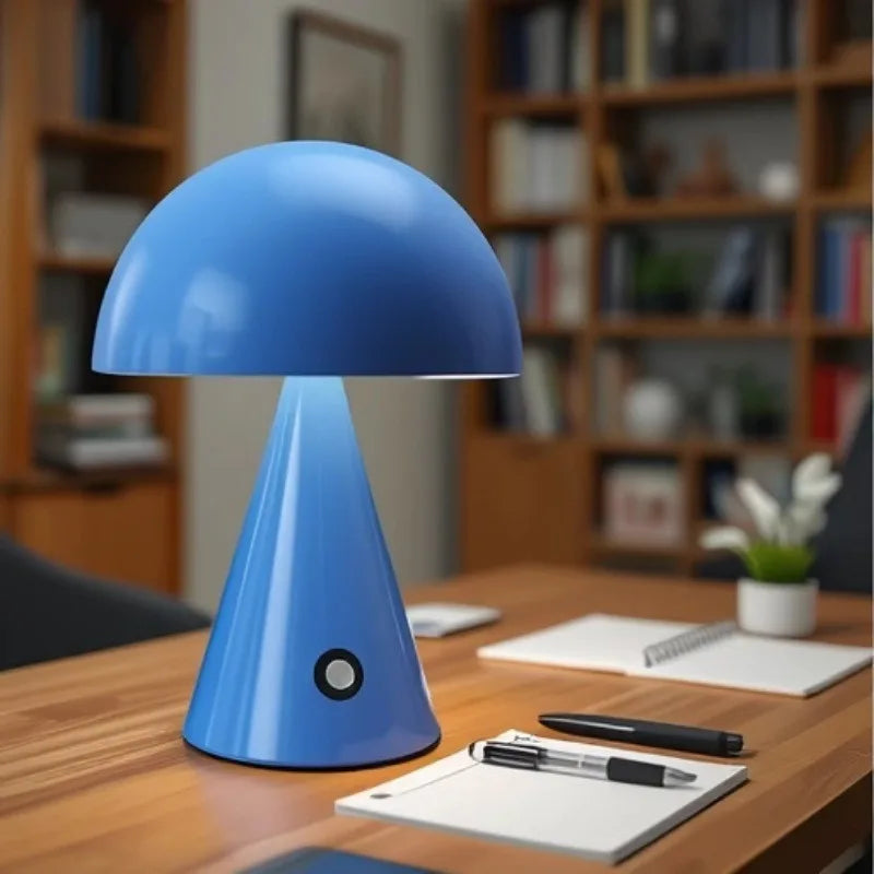 Creative Mushroom Lamp Bedside Desk Lamp Touch Control DIY Three-Color Light Ambient