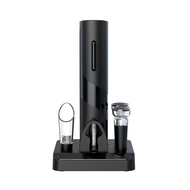4 in 1 Multi-Functional Corkscrew Kit Rechargeable Electric Wine Opener Gift Set
